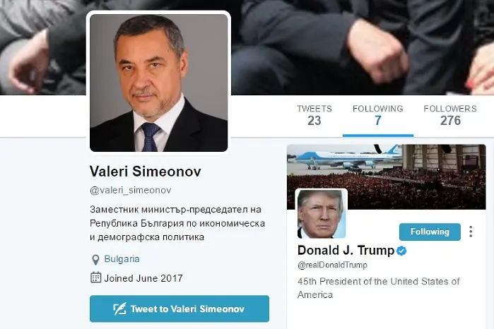 Когато Валери Симеонов откри туитър