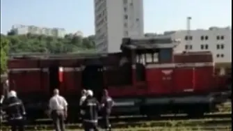 Машинисти обгоряха в пламнал влак в Горна Оряховица