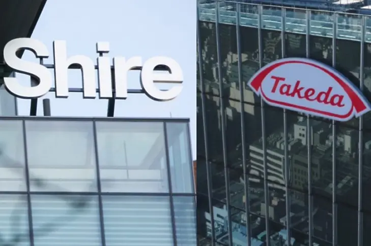 Японската Takeda придобива ирландската Shire за  $ 62 милиарда