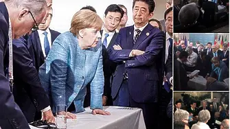 Снимката с Меркел и Тръмп - шест различни истини (СНИМКИ)
