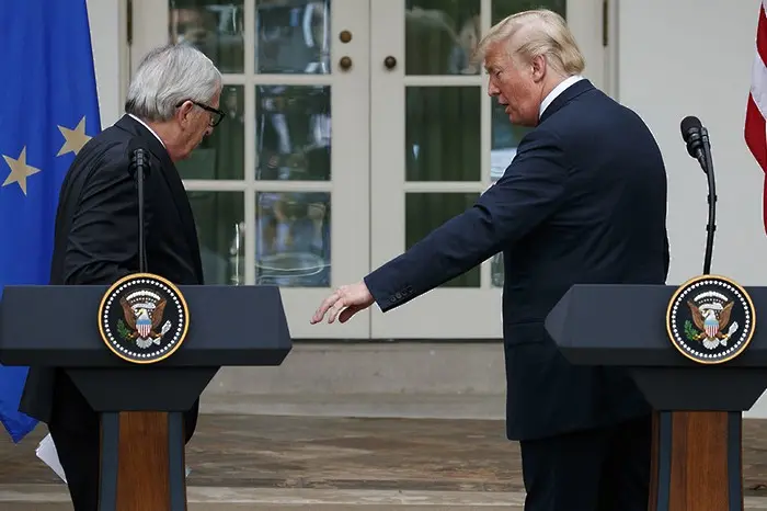Тръмп благодари на Юнкер за реципрочните отношения между САЩ и ЕС