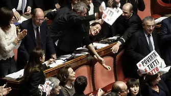 След инфарктно заседание на италианския Сенат: бюджет 2019 бе приет 