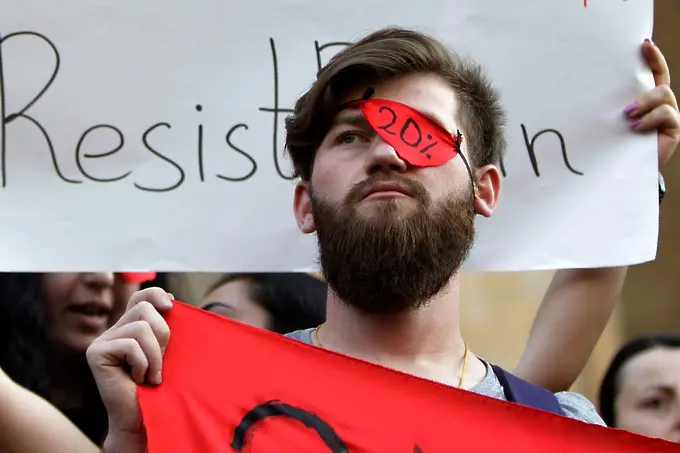 Вижте лицата на протеста в Грузия