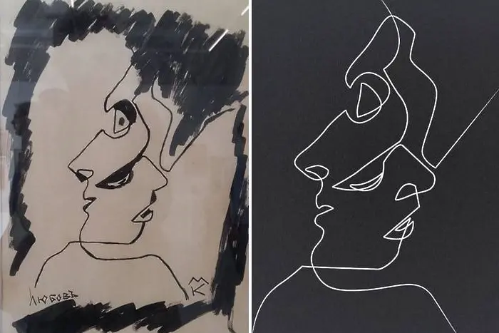 Скандална изложба показва портрет на Глен Клоуз като рисунка на модернист