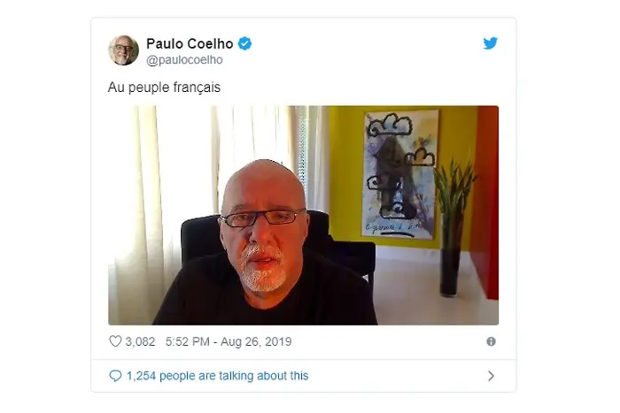 Паулу Коелю се извини на Франция заради президента си 