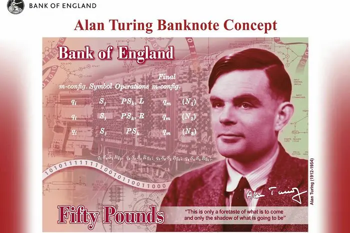 Алън Тюринг - новото лице на банкнотата от 50 паунда