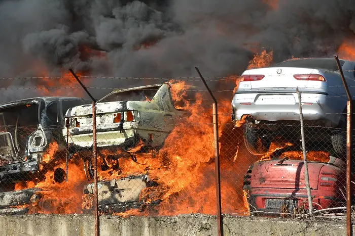 80 коли изгоряха на автоморга в Хасково