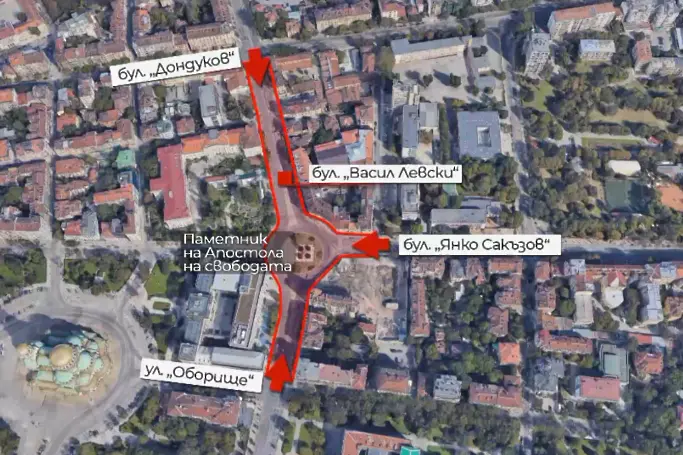 Вижте къде затварят София днес и промените в транспорта (СХЕМА)