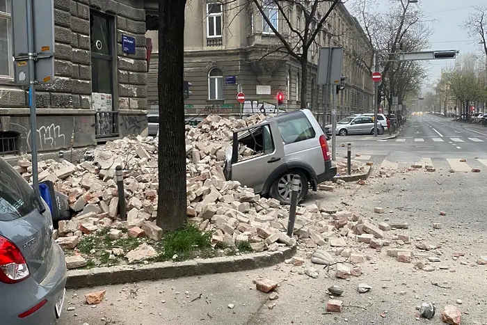 Земетресение в Хърватия, 17 ранени (ВИДЕО)