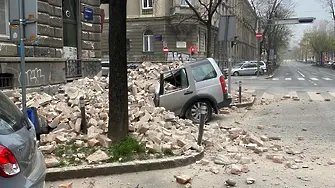 Земетресение в Хърватия, 17 ранени (ВИДЕО)