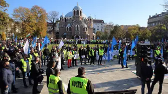 МВР на протест в София (СНИМКИ)