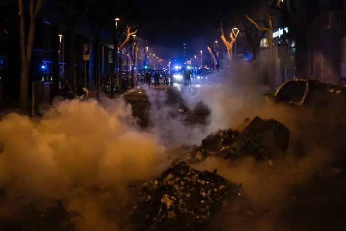 Безредици в Барселона - пореден протест заради рапъра Пабло Хасел