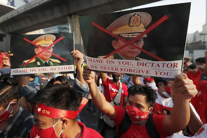 Стотици са арестувани след военния преврат в Мианма