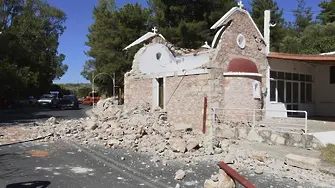 Земетресение с магнитуд 6,3 по Рихтер разлюля Крит (ВИДЕО)