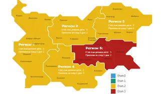 COVID картата: заболеваемостта падна под 1000 на 100 хил. души, най-висока във Варна