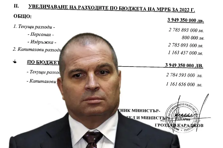 Караджов е поискал 3,9 млрд. лв., показа ПП с писмо от него