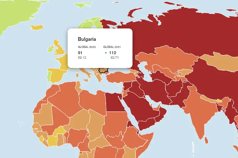 №91. България скача с 21 позиции в индекса за свобода на словото