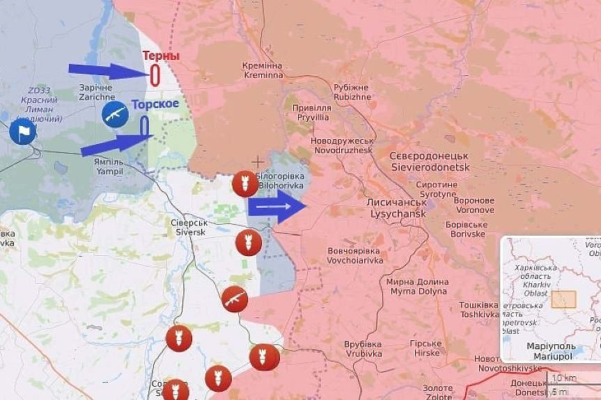ЛНР: Украинците нахлуха на територията ни. На път са към Лисичанск