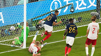 Франция се наложи в битката с Дания и е на 1/8-финал