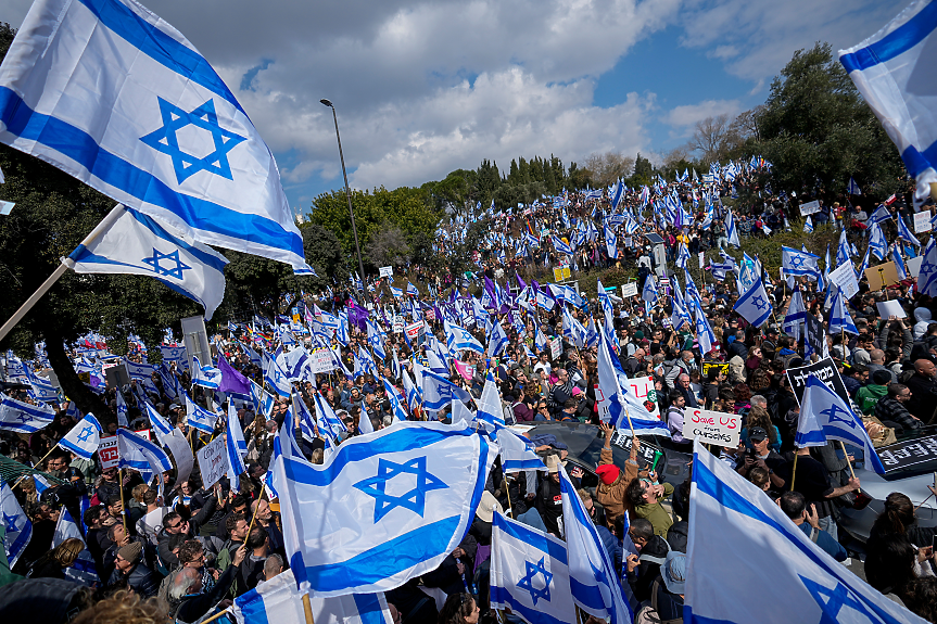Израел: масови протести срещу съдебната реформа на Нетаняху