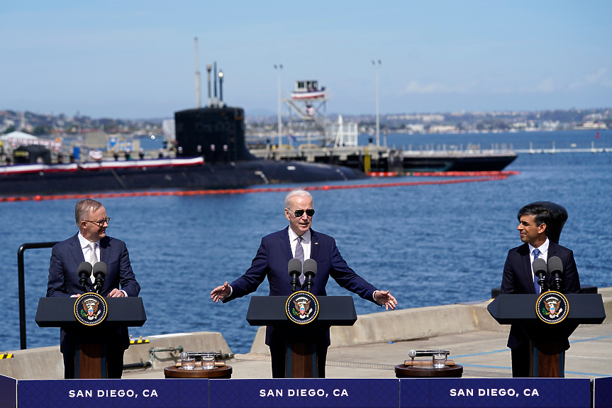 Австралия, Великобритания и САЩ - със съвместен план за ядрени подводници. Китай е бесен