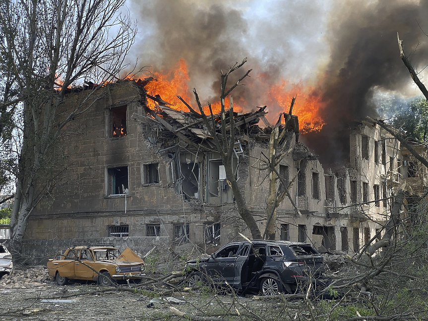 Киев устоя на най-голямата атака с дронове от началото на войната