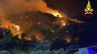 Италианският остров Сицилия е засегнат от опустошителни горски пожари при