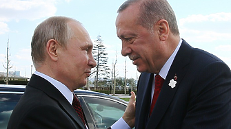 Ердоган се среща с Путин в Сочи (ВИДЕО)