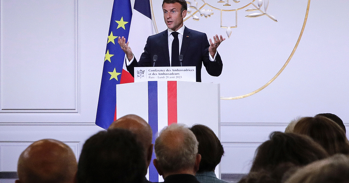 Френският президент Еманюел Макрон предупреди днес за риск Европа и