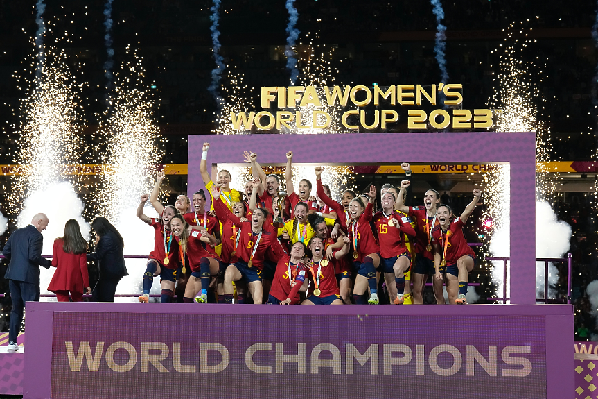 Испания победи Англия и взе световната титла при жените (СНИМКИ)