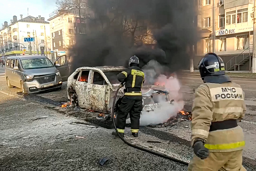 Украйна отвърна с масирана атака заради ударите в петък