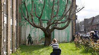 Нов графит на Банкси в Лондон отправя послание свързано с околната среда