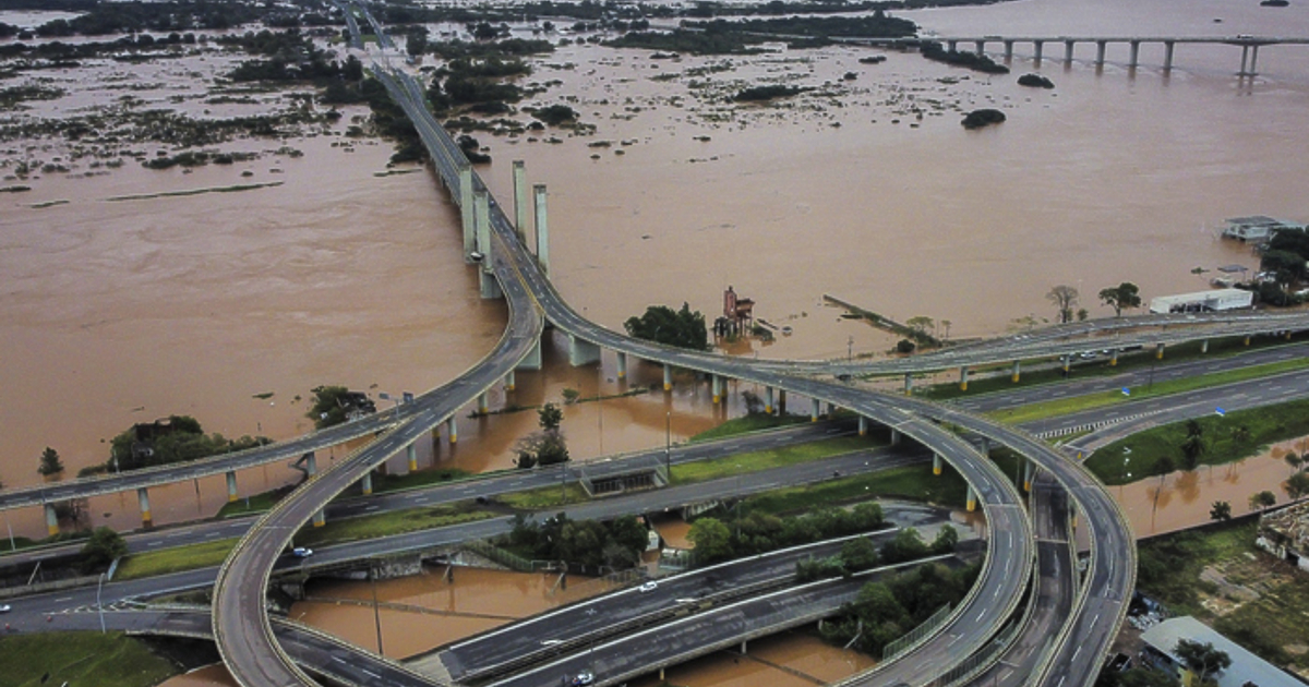 Проливните дъждове в най-южния бразилски щат Риу Гранди ду Сул
