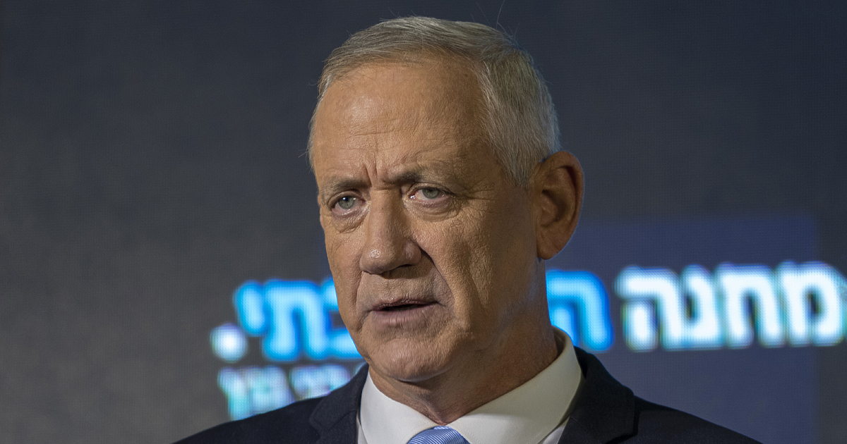 Бени Ганц, министър в израелския военен кабинет, заплаши да напусне