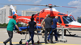 Първи полет с пациент на медицинския хеликоптер