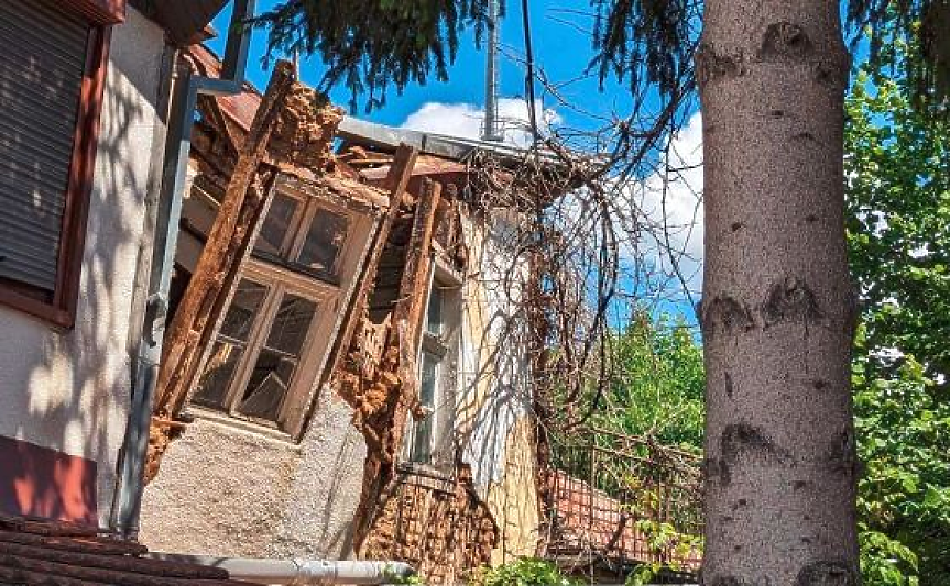 Част от къщата на Димитър Талев в Прилеп е съборена