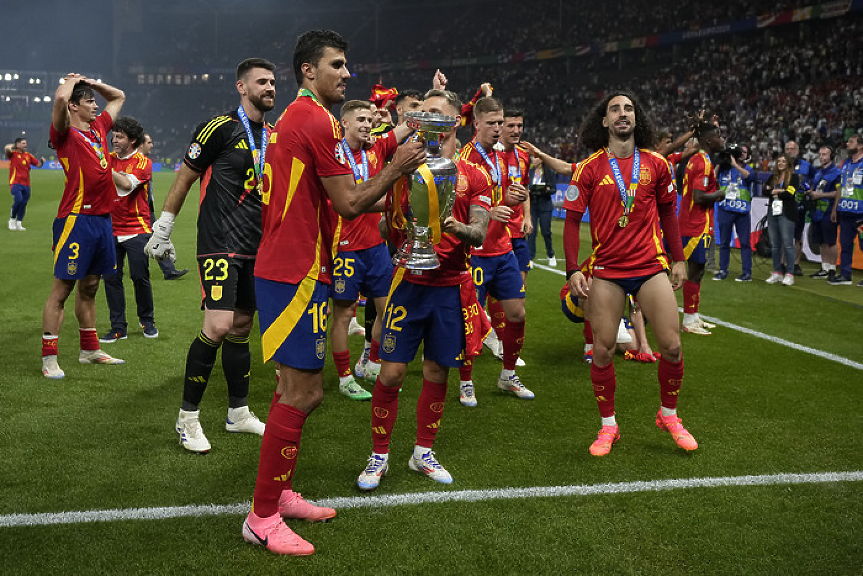 Отново фиеста в Европа! Испания е шампион за четвърти път (СНИМКИ)