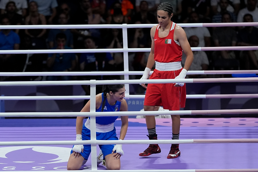 Италианка се отказа след 46 секунди срещу боксьорката с мъжки хромозоми