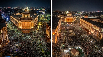 Колко души има на протеста в София тази вечер. Изкуственият интелект брои...