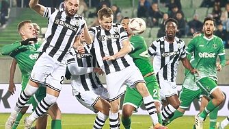 "Лудогорец" със зрелищно равенство срещу ПАОК в Лига Европа