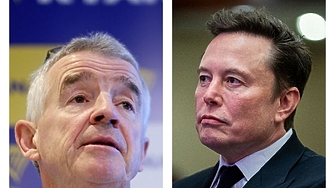 "Идиот" срещу "пълен идиот": Мъск и шефът на "Райънеър" в публична война