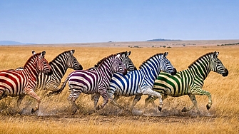 9:00 ч.: зебрите тръгнаха, вижте скоростта им на старта