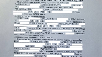 Синът на Светлозар Лазаров от МВР разменил кола с дама, близка до Картофа