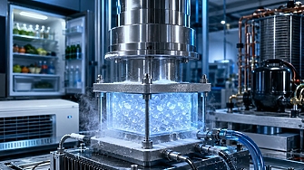 Хладилник без газ? Кеймбриджки стартъп охлажда със "смачкване" на пластмасови кристали