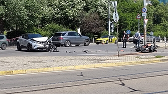 Моторист пострада тежко в столицата