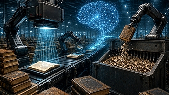 AI вече изкупува и унищожава редки книги, за да обучава моделите си